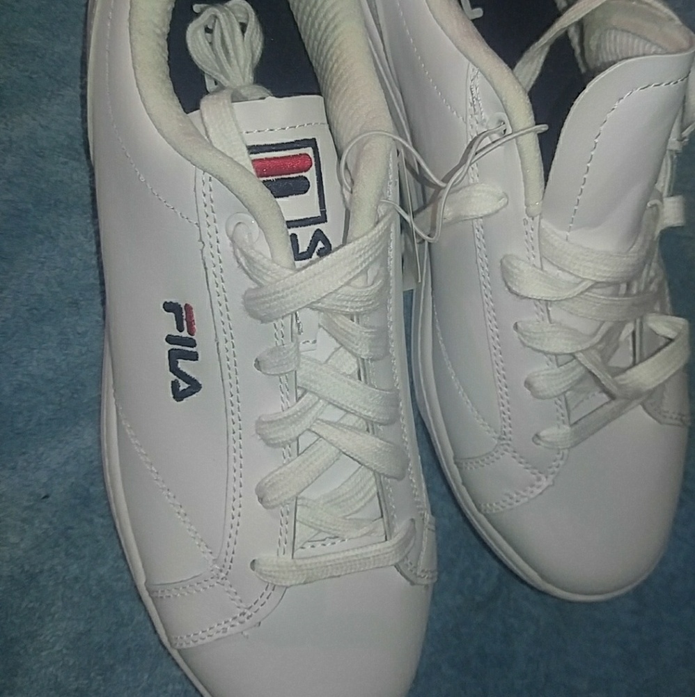 White Fila sneakers